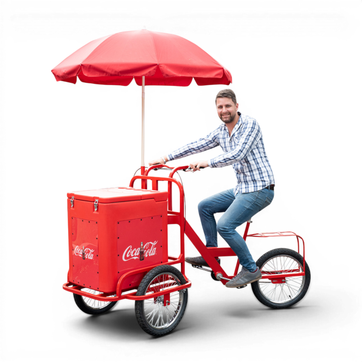 Heavy-Duty Trike with 4-Case Ice Box