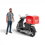 Multi-Temp Delivery Bike Box