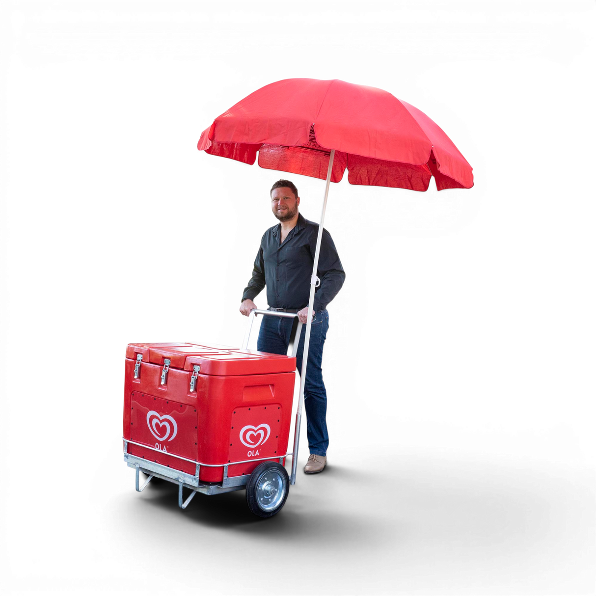 Tilted Ice-Cream Cart 160