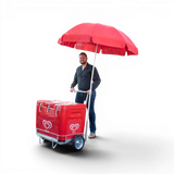 Tilted Ice-Cream Cart 160