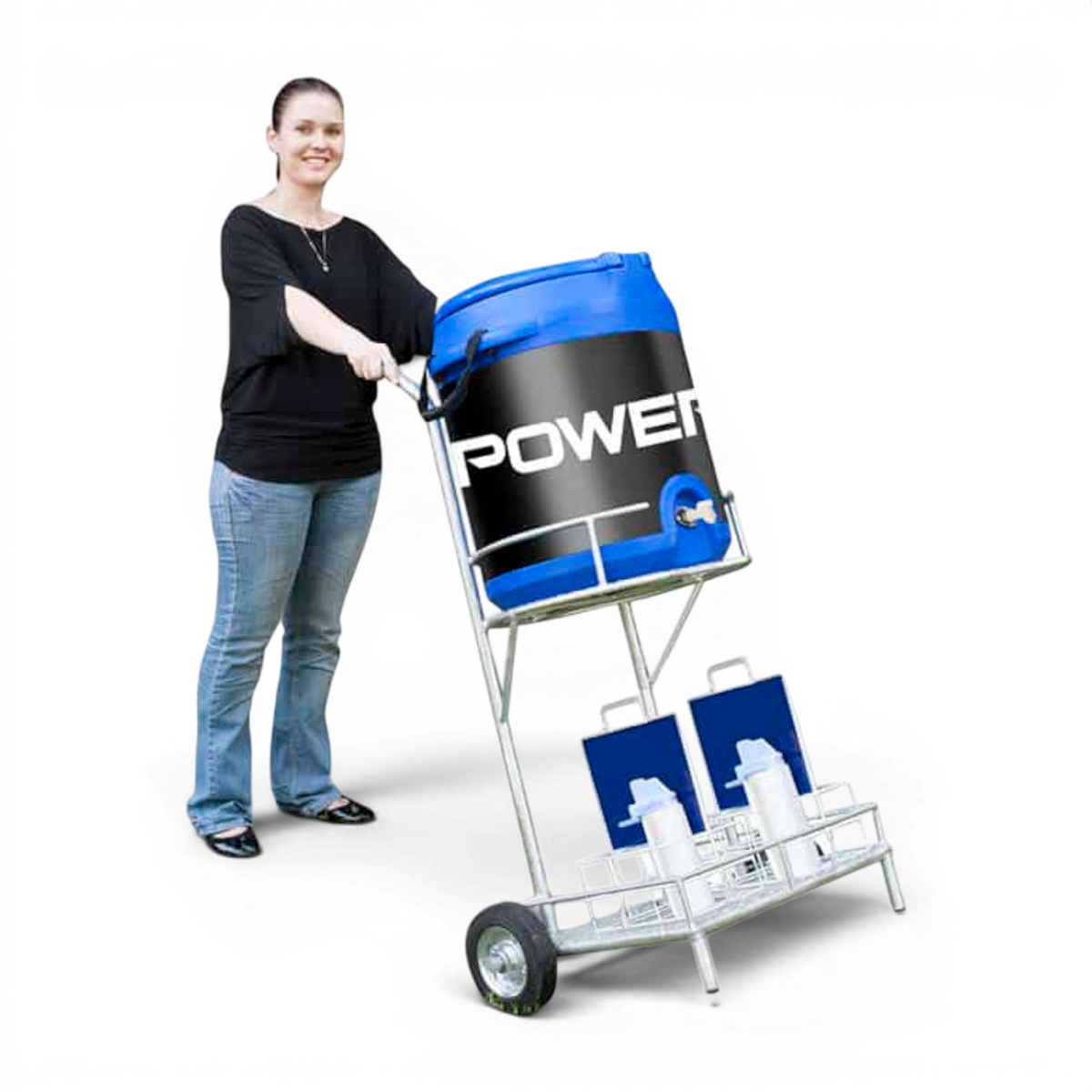 Mixing Barrel + Trolley