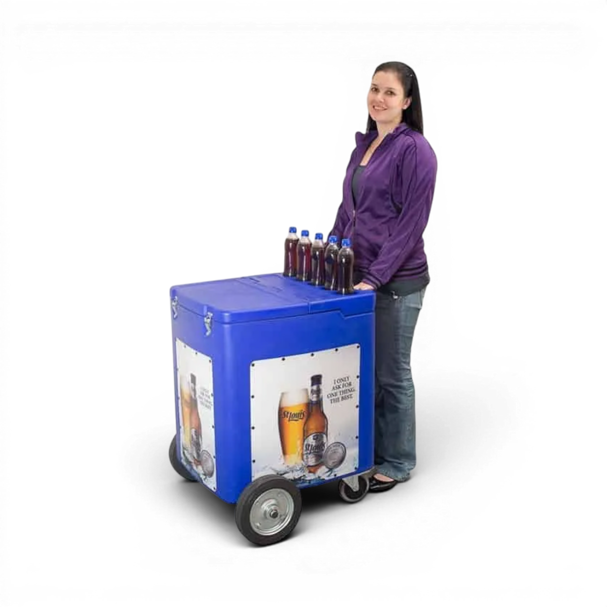 4-Case Push Cart