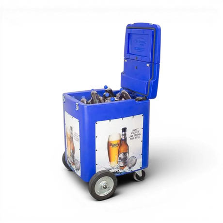4-Case Push Cart